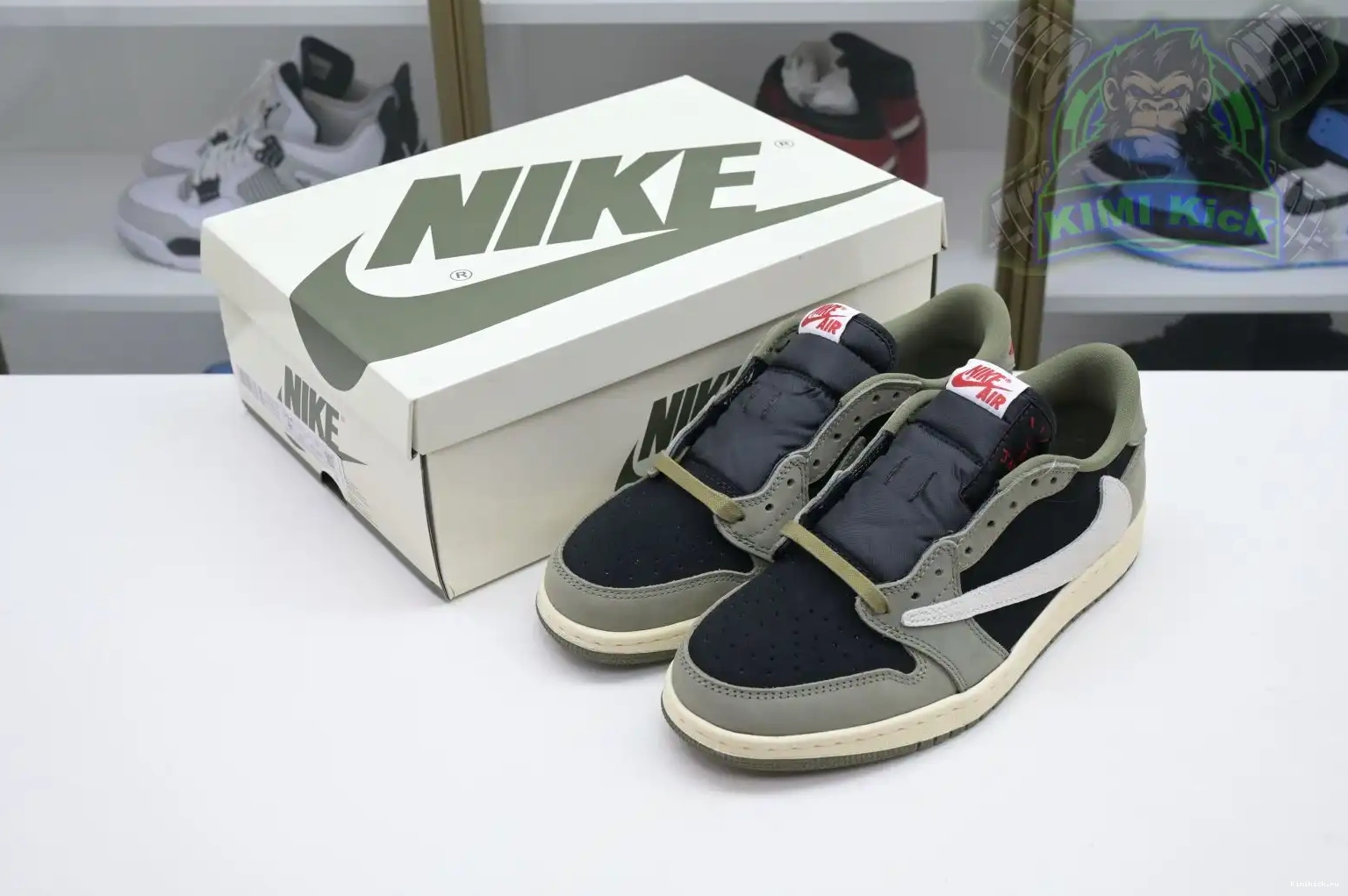 1 Air x Jordan Kimikick Jordan Scott 7.0 OG Low Travis 0422